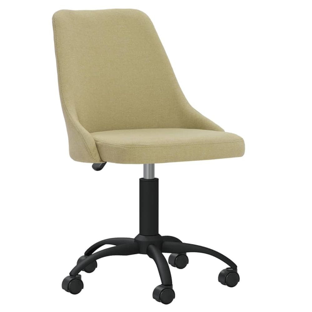 Petromila vidaXL Otočná kancelárska stolička zelená látková